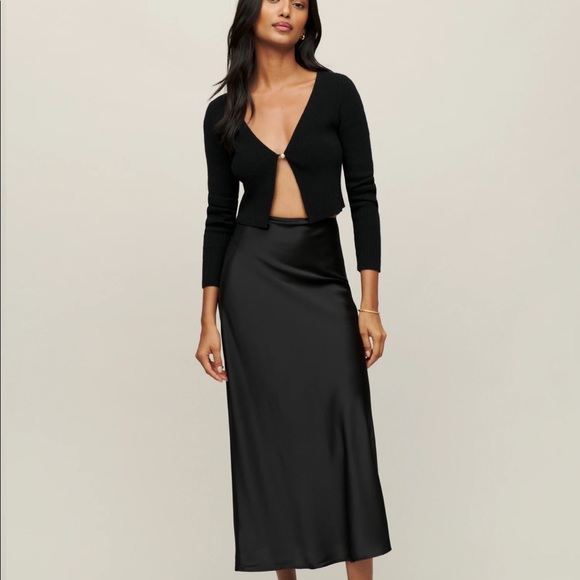 reformation slip skirt